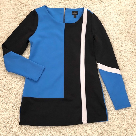 Worthington Color Block Tunic Top - Picture 5 of 8